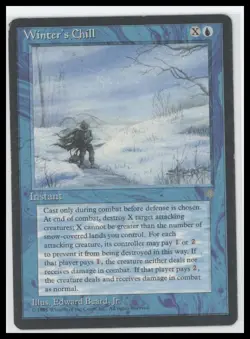 ❄ MTG Winter’s Chill - Ice Age - Rare (Regular) - Image 1