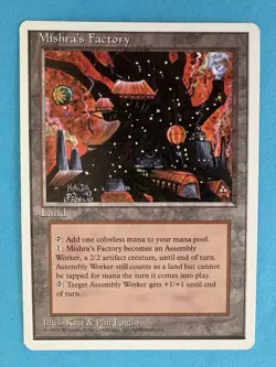 Mishra's Factory MTG Core Set 4th Edition Regular - LP - Image 3