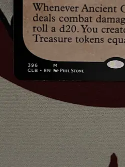 Ancient Copper Dragon (Showcase) Commander Legends: Battle for Baldur's Gate LP - Image 3