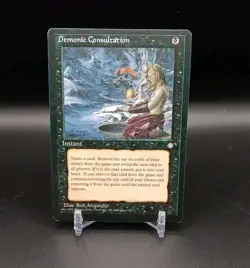 MTG Demonic Consultation -Ice Age Regular Uncommon- LP Condition - Image 1
