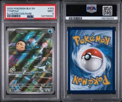 2025 POKEMON BLK EN-BLACK BOLT ILLUSTRATION RARE #103 TYMPOLE PSA 9 - Image 3