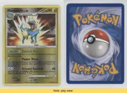 Manectric Reverse Foil Pokemon Platinum #11 2009 READ - Image 3