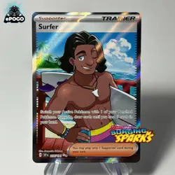 Surfer 235/191 Full Art Trainer Pokemon TCG: Surging Sparks MINT SHIPPED TODAY! - Image 1