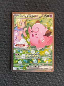 Lillie’s Clefairy ex NM/LP JTG Special Illustration Rare 184 Pokemon TCG Chase - Image 2