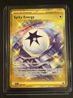 Spiky Energy 190/159 Journey Together Gold Hyper Rare Pokemon TCG NM - Image 1