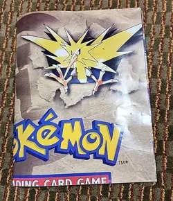 Vintage 1999 Pokemon Wizards Of The Coast Nintendo Poster Trading Card Game TCG - Image 3