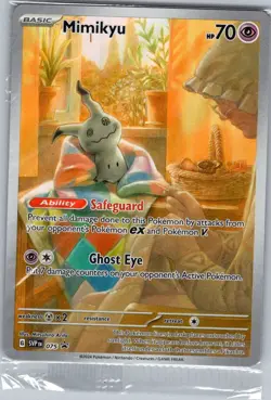 Mimikyu SVP 075 SV: Scarlet & Violet Promo Cards - Pokemon Card - Sealed - Image 1