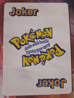 Pokemon Gotta Catch 'em all! Joker 1999 Bicycle Pokemon Poker Playing Card LP - Image 1