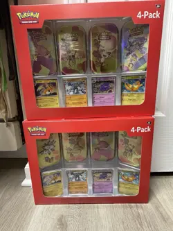 Pokemon 151 Sam’s Club Mini Tins Collection Box - Set of 2 (8 Tins) SEALED - Image 1