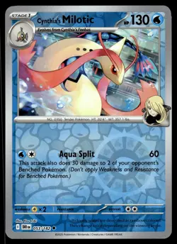 CYNTHIA'S MILOTIC - 053/182 Uncommon Destined Rivals Pokemon Reverse Holo NM - Image 1
