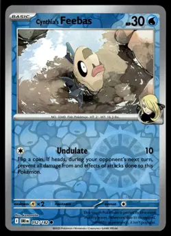 CYNTHIA'S FEEBAS - 052/182 Common Destined Rivals Pokemon Reverse Holo NM - Image 1