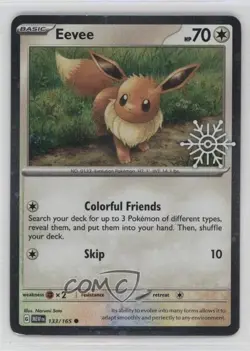 Eevee (Scarlet & Violet 151) Pokemon Holiday Calendar (Snowflake Stamp) #033/165 - Image 1