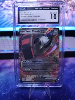 Iron Treads ex Scarlet & Violet Pokemon (2023) - Image 1