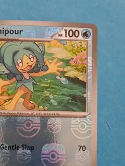 Pokemon Scarlet & Violet Black Bolt Simipour 018/086 Reverse Rare Masterball - Image 3