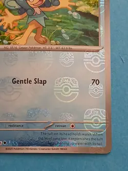 Pokemon Scarlet & Violet Black Bolt Simipour 018/086 Reverse Rare Masterball - Image 4