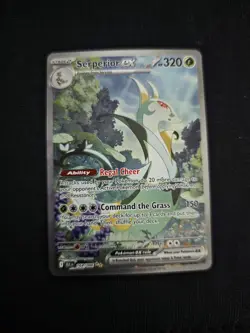 Pokemon TCG: Black Bolt Serperior ex SIR 164/086 English Mint - Gradable - Image 2
