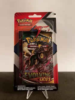 Pokemon TCG Evolving Skies/ Chilling Reign 2-pack Blister with Pin - Image 1
