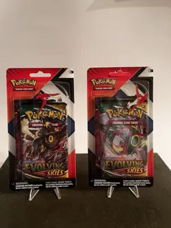 Pokemon TCG Evolving Skies/ Chilling Reign 2-pack Blister with Pin - Image 4
