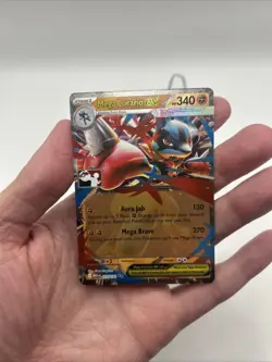 077/132 Mega Lucario ex Prize Pack Stamped Series 8 Pokemon TCG Mega Evolution - Image 3