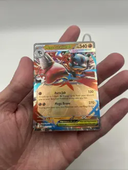 077/132 Mega Lucario ex Prize Pack Stamped Series 8 Pokemon TCG Mega Evolution - Image 4