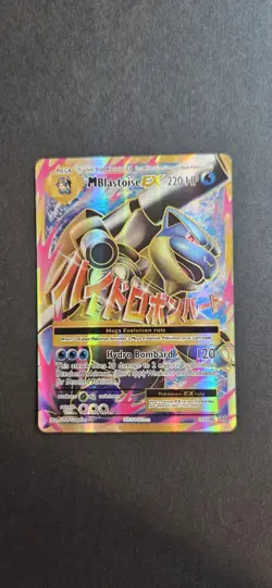 Pokemon TCG Mega-Blastoise-EX Evolutions 102/108 Holo Full Art - Image 1