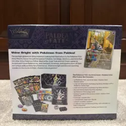 Pokemon Scarlet & Violet Paldean Fates Pokemon Center ETB Elite Trainer Box NEW - Image 3