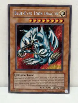 Blue-Eyes Toon Dragon MRL-000 Magic Ruler-Unlimited Edition Secret Rare Yugioh 3 - Image 1