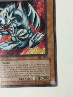 Blue-Eyes Toon Dragon MRL-000 Magic Ruler-Unlimited Edition Secret Rare Yugioh 3 - Image 3