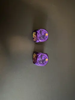 2x Yugioh Toon World Metal Dice Pair Amanda Lapalme/Manamoon - Image 2