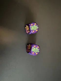 2x Yugioh Toon World Metal Dice Pair Amanda Lapalme/Manamoon - Image 3