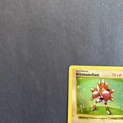 Pokemon Base Set (Shadowless) Holo Rare Hitmonchan Card 7/102 MP - Image 4