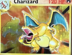 1999 Pokemon TCG Charizard Base Set Holo Rare Card 4/102 Ungraded - Image 4