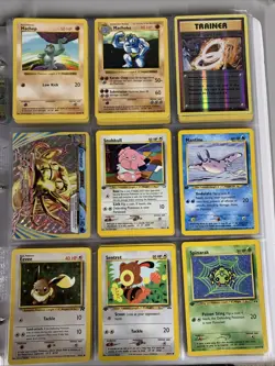 Binder Lot 94 Pokemon WOTC Era Base Set Shadowless, 1st Edition, and Jumbo Cards - Image 4