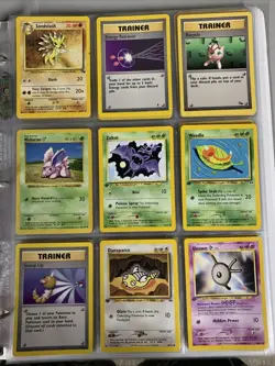 Binder Lot 94 Pokemon WOTC Era Base Set Shadowless, 1st Edition, and Jumbo Cards - Image 5