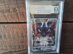 Pokemon Cards promo sr ar lucario gx vmax secret swsh291 ex graded art card b21 - Image 1