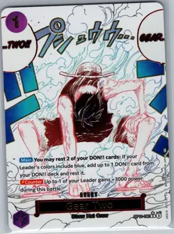 Gear Two (Manga Alt Art) OP11-080 English - One Piece Card - NM - Image 1