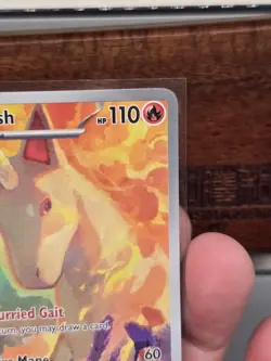Pokemon TCG Destined Rivals Rapidash Illustration Rare Card #189/182 Near Mint - Image 3