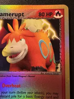 Team Magma's Camerupt 19/95 EX Magma vs Aqua Pokemon Card Reverse Holo Near Mint - Image 4