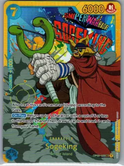 Sogeking OP03-122 SEC English Pillars of Strength - One Piece Card - NM - Image 1