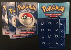 4X Pokemon Rulebook Card List Manual WOTC Wizards Damage Counters Neo Version 2 - Image 1
