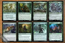 MTG Set of 8 Popular GREEN Elf Cards *NM* Magic Elves Commander Group EDH Deck - Image 1