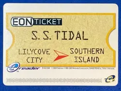 Pokemon Eon Ticket Promo E-Reader E Card Ruby & Sapphire GBA 2003 - Image 2