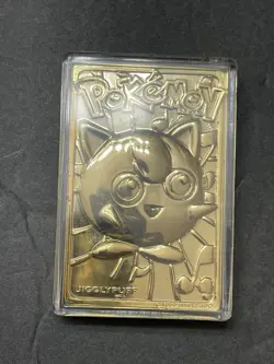 1999 Jiggly Puff #39 23 Karat Gold Plated Pokemon Trading Card Burger King COA - Image 2