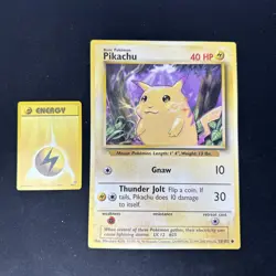 Pikachu Jumbo Promo Card 58/102 EX Not For Play Use Pokemon Vintage Rare - Image 1