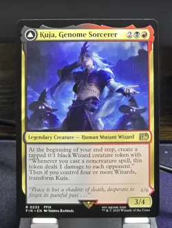 MTG - Kuja, Genome Sorcerer/ Trance Kuja (0232) Rare - FINAL FANTASY (FIN) - Image 1