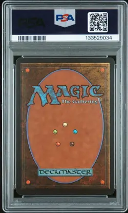 1994 Magic The Gathering MTG Revised Force of Nature - PSA 8 - Image 2