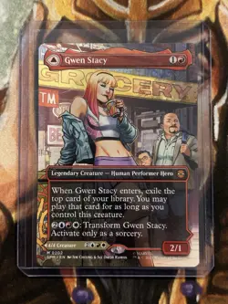 Gwen Stacy #0202 (Borderless) Marvel's MTG Spider-Man Regular - NM/Mint 🔥 - Image 3