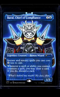 2022 MTG Magic the Gathering Secret Lair Borderless Baral Chief of Compliance - Image 1