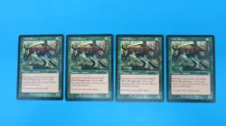 4x WILD MONGREL HOUND PLAYSET ODYSSEY MTG MAGIC THE GATHERING NM / UNPLAYED - Image 1