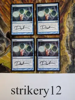 4x Ponder - M10 - Signed by Dan Scott - MTG - Image 1